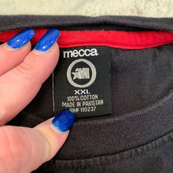 Mecca Front & Back Graphic T-Shirt sz XXL - Picture 3 of 5